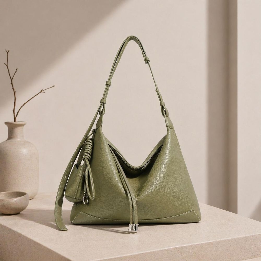 Genuine Cow Leather Tote Bag detail photo 4