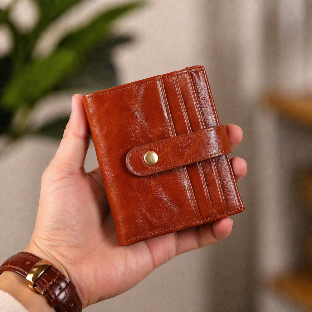 Genuine Leather Fashionable Universal Card Bag - Wallet from Tin Bucket Mercantile