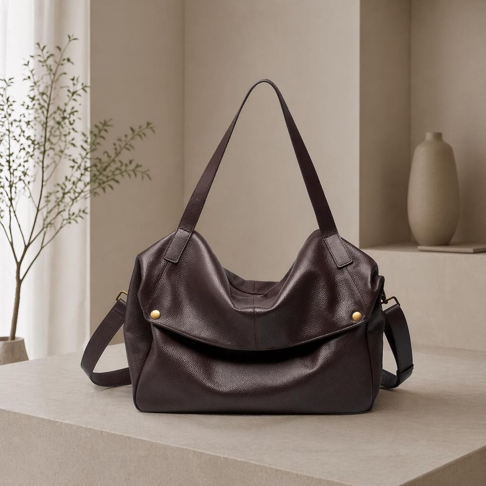 Genuine Leather Hobo Bag - Shoulder Bag from Tin Bucket Mercantile