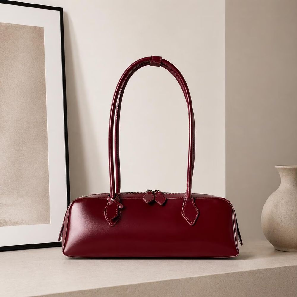 Genuine Leather Shoulder Bag - Shoulder Bag from Tin Bucket Mercantile