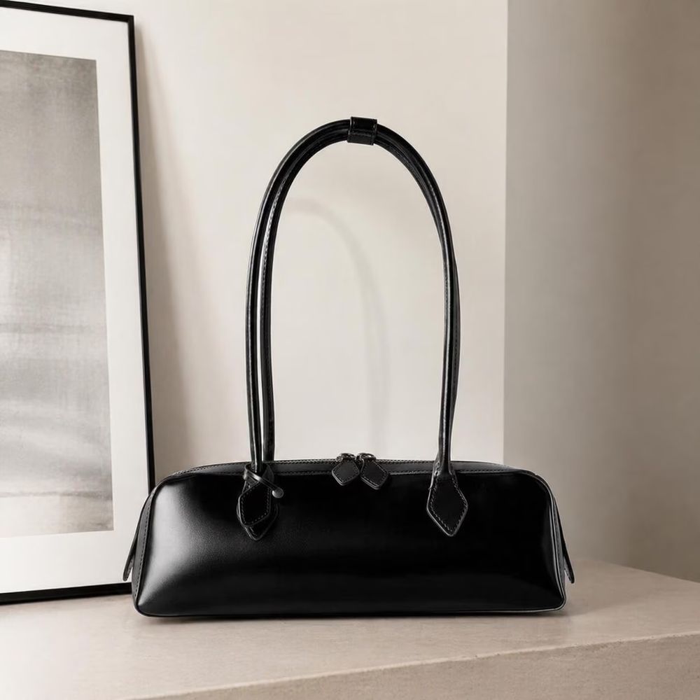Genuine Leather Shoulder Bag detail photo 3