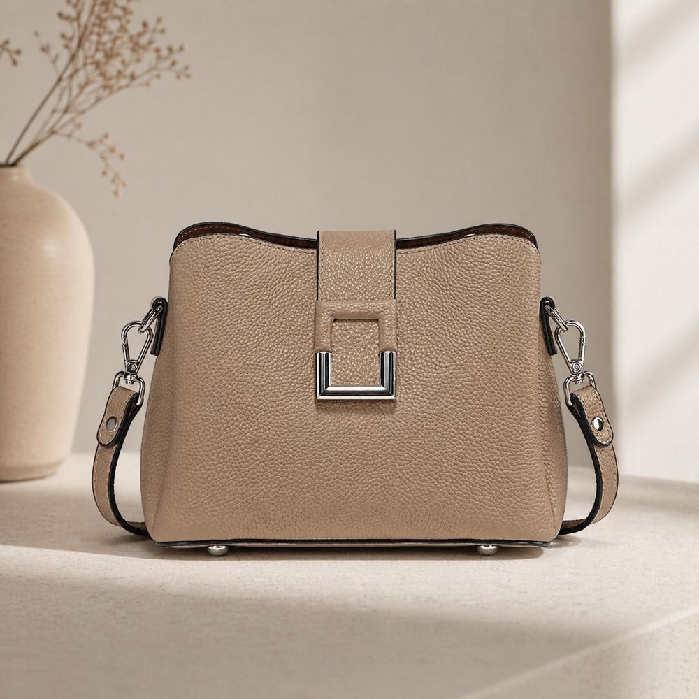 Genuine Leather Shoulder Bag for Women detail photo 4