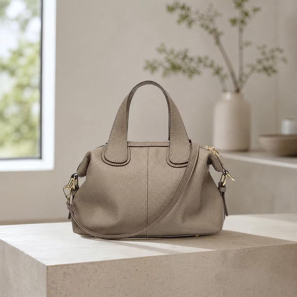 Natural Cow Leather Retro Crossbody Bag - Shoulder Bag from Tin Bucket Mercantile