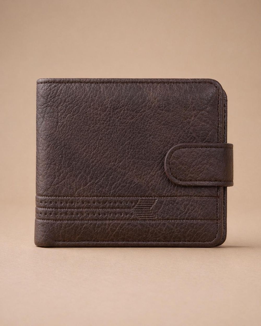 PU Leather Men's Wallet – Slim Design detail photo 2