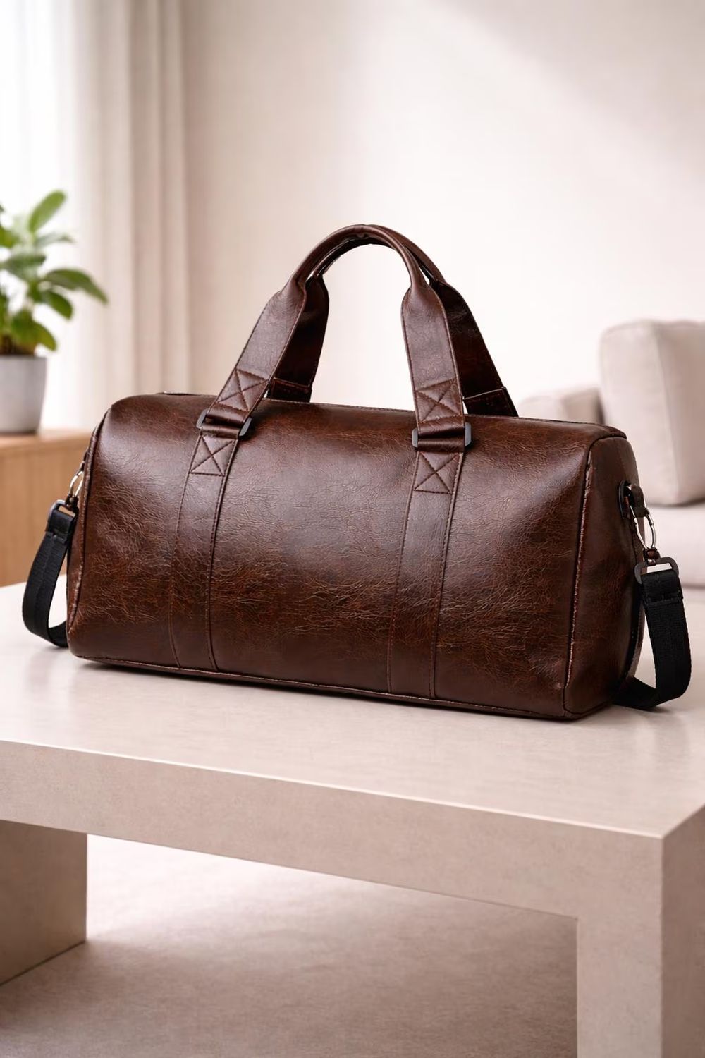 PU Leather Waterproof Fitness Bag – Training - Travel Bag from Tin Bucket Mercantile