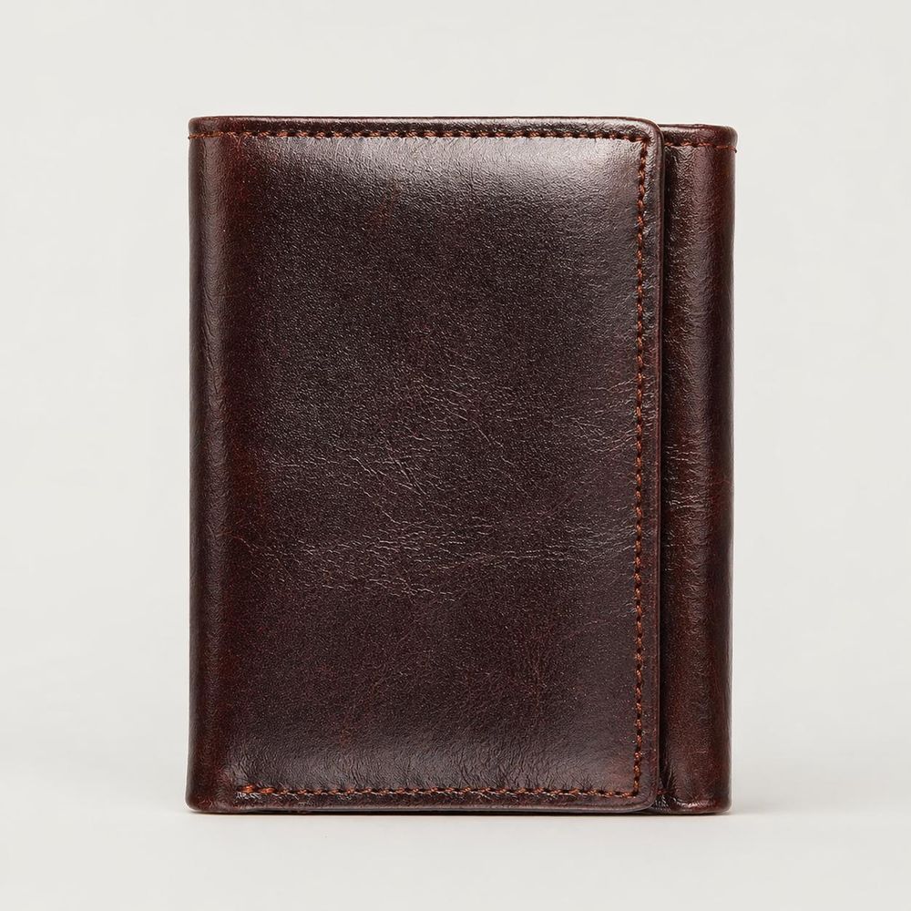 RFID Blocking Men's Wallet – Genuine Leather detail photo 2
