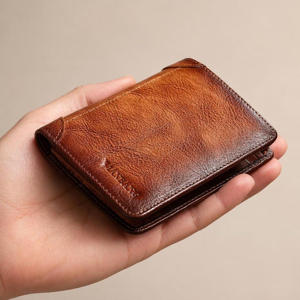 RFID Leather Wallet for Men – Stylish - Wallet from Tin Bucket Mercantile