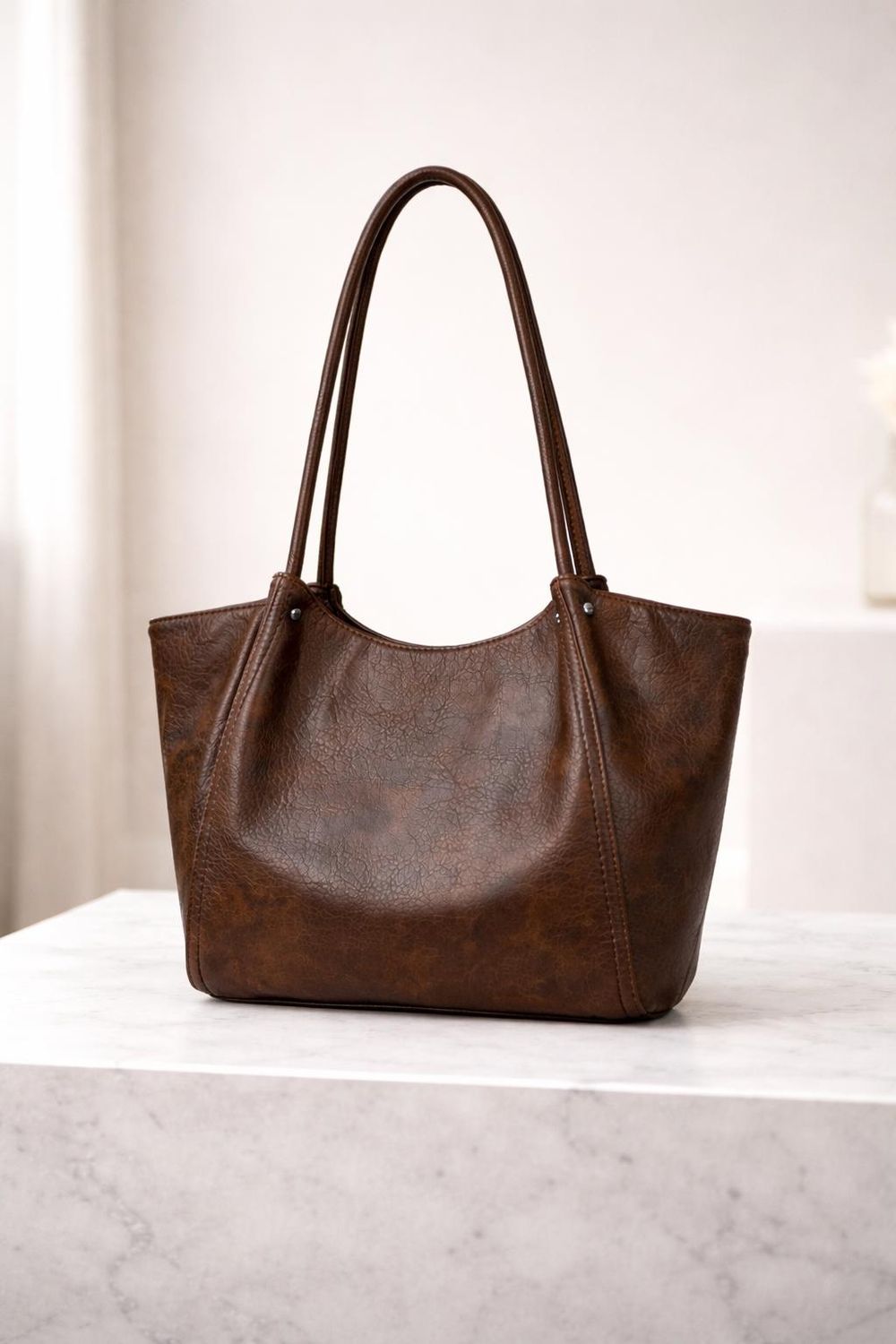 Soft Leather Shoulder Crossbody Bag – Designer - Tote Bag from Tin Bucket Mercantile