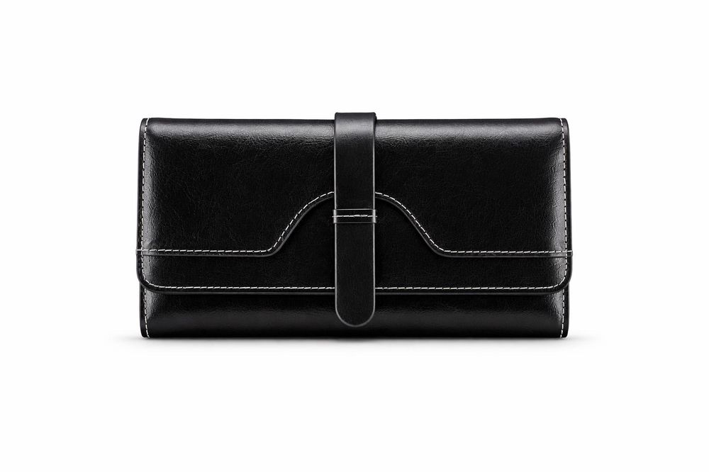 Stylish Oil Wax Leather Wallet for Women detail photo 2