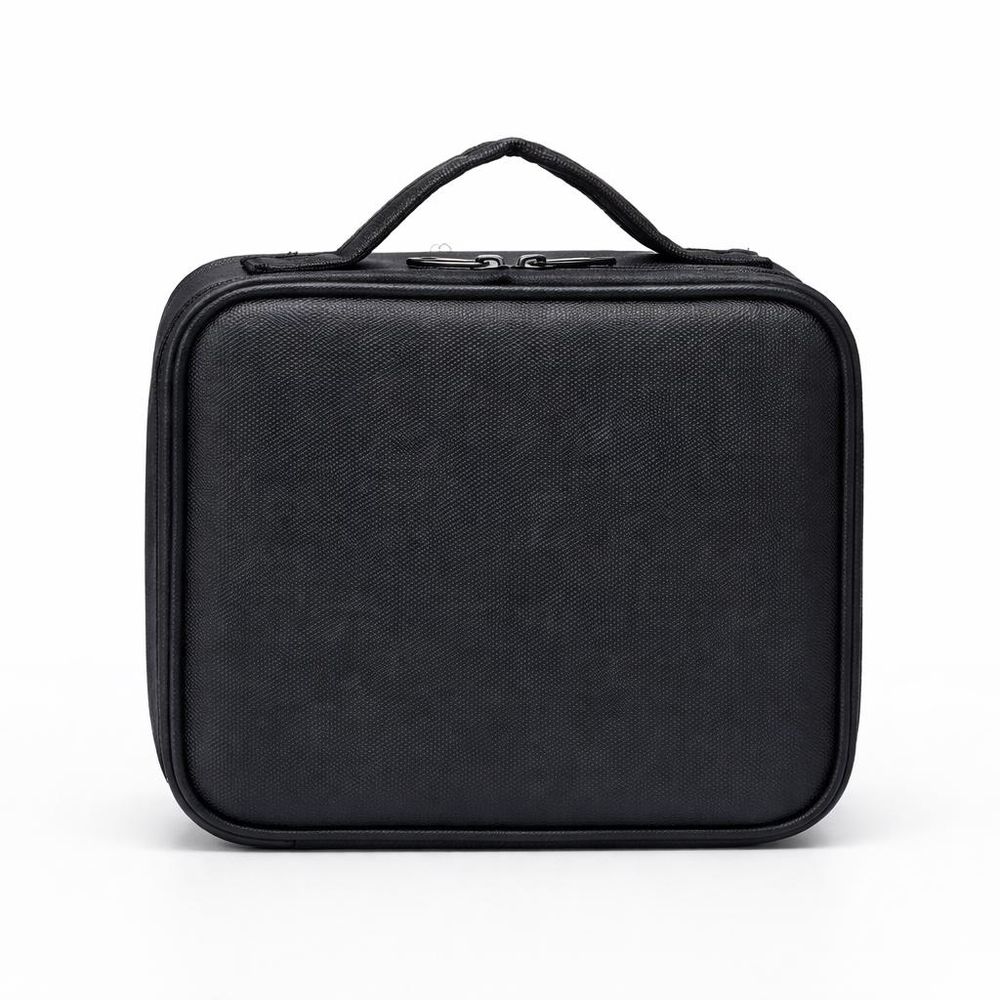 Train Case Makeup Bag - Portable Cosmetic detail photo 2