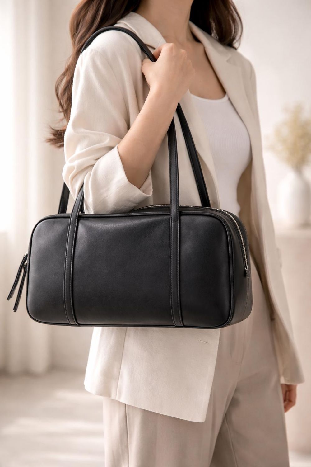 Women's Cow Genuine Leather Shoulder Bag – detail photo 4