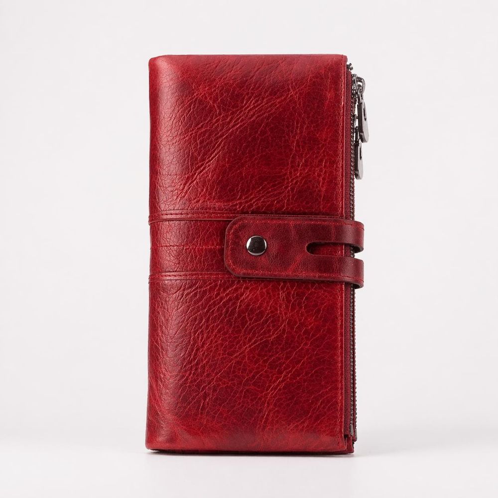 Women's Genuine Leather Long Clutch Wallet – - Wallet from Tin Bucket Mercantile