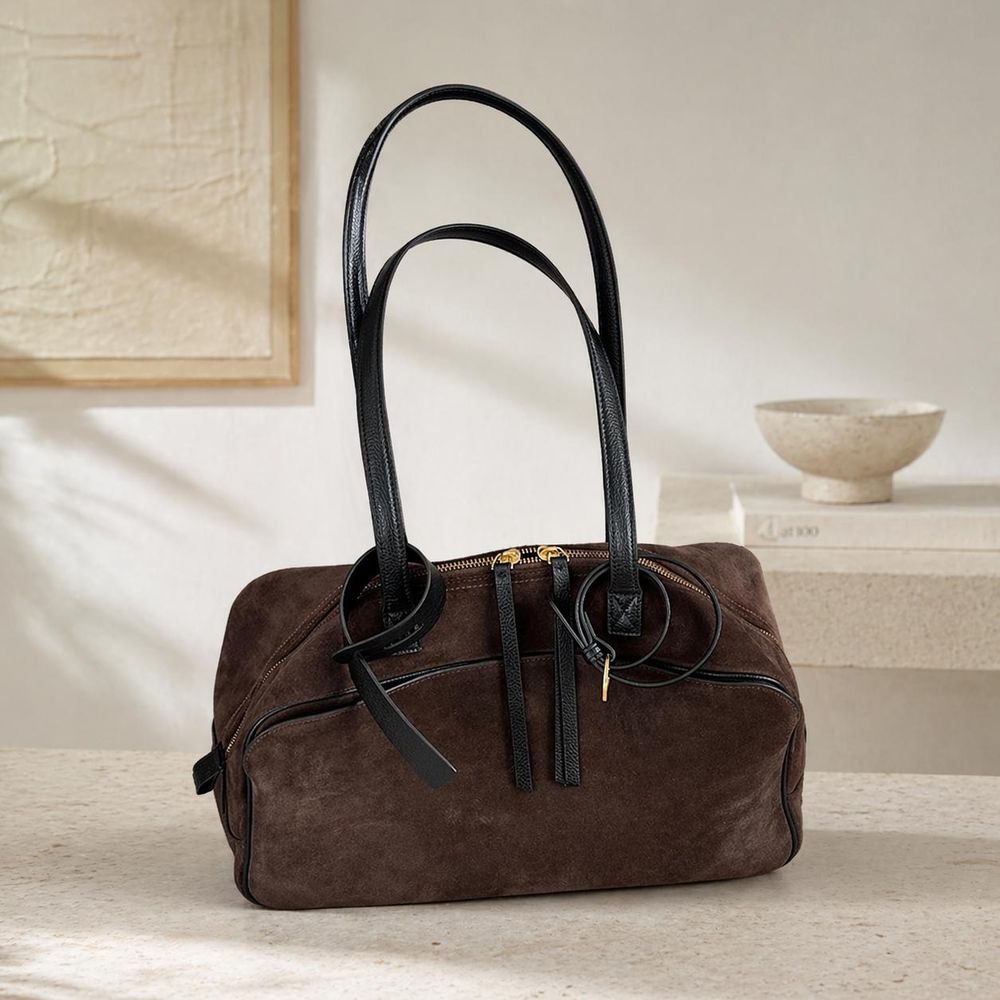 Women’s Genuine Cow Leather Tote Bag - Shoulder Bag from Tin Bucket Mercantile
